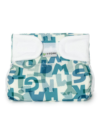 T-TOMI Orthopädisches Spreizhöschen für breites Wickeln - klettverschluss Green alphabet (5-9kg) T-TOMI Orthopädisches Spreizhöschen für breites Wickeln - klettverschluss Green alphabet (5-9kg)
