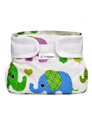 T-TOMI Orthopädisches Spreizhöschen für breites Wickeln - klettverschluss Green elephants (5-9kg) T-TOMI Orthopädisches Spreizhöschen für breites Wickeln - klettverschluss Green elephants (5-9kg)
