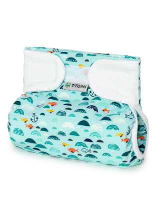 T-TOMI Orthopädisches Spreizhöschen für breites Wickeln - klettverschluss Green sea (5-9kg) T-TOMI Orthopädisches Spreizhöschen für breites Wickeln - klettverschluss Green sea (5-9kg)