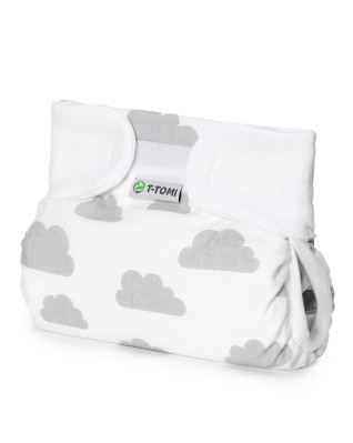 T-TOMI Orthopädisches Spreizhöschen für breites Wickeln - klettverschluss Grey clouds (bis zu 3kg) T-TOMI Orthopädisches Spreizhöschen für breites Wickeln - klettverschluss Grey clouds (bis zu 3kg)