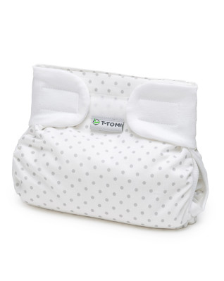 T-TOMI Orthopädisches Spreizhöschen für breites Wickeln - klettverschluss Grey dots (bis zu 3kg) T-TOMI Orthopädisches Spreizhöschen für breites Wickeln - klettverschluss Grey dots (bis zu 3kg)