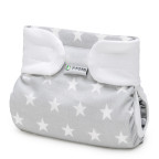 T-TOMI Orthopädisches Spreizhöschen für breites Wickeln - klettverschluss Grey stars (3-6kg)