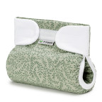 T-TOMI Orthopädisches Spreizhöschen für breites Wickeln - klettverschluss Leafs (5-9kg)