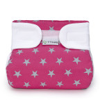 T-TOMI Orthopädisches Spreizhöschen für breites Wickeln - klettverschluss Magenta (5-9kg)
