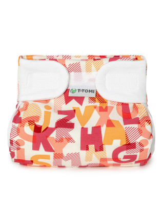 T-TOMI Orthopädisches Spreizhöschen für breites Wickeln - klettverschluss Pink alphabet (3-6kg) T-TOMI Orthopädisches Spreizhöschen für breites Wickeln - klettverschluss Pink alphabet (3-6kg)