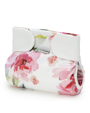 T-TOMI Orthopädisches Spreizhöschen für breites Wickeln - klettverschluss Watercolour flowers (3-6kg)