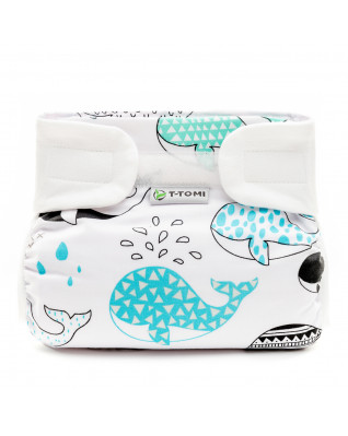 T-TOMI Orthopädisches Spreizhöschen für breites Wickeln - klettverschluss Whales (5-9kg) T-TOMI Orthopädisches Spreizhöschen für breites Wickeln - klettverschluss Whales (5-9kg)