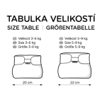 T-TOMI Orthopädisches Spreizhöschen für breites Wickeln - klettverschluss Blue bears (3-6kg)