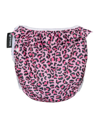 T-TOMI Schwimmwindel mit Rüsche Pink gepard T-TOMI Schwimmwindel mit Rüsche Pink gepard