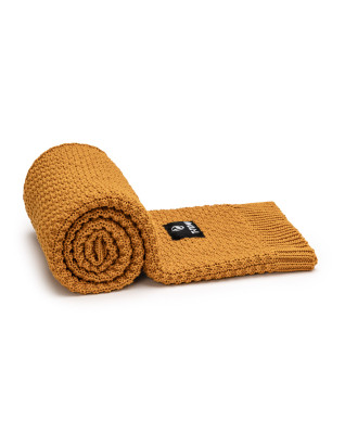 T-TOMI Gestrickte Decke Curry T-TOMI Gestrickte Decke Curry