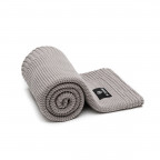 T-TOMI Gestrickte Decke Grey waves