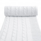 T-TOMI Gestrickte Decke White