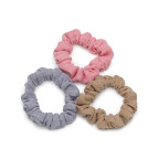 T-TOMI BIO Musselin scrunchies Perfect neutrals mini