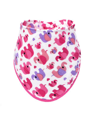 T-TOMI Bambuslätzchen Pink elephants