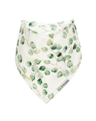 T-TOMI Musselinlätzchen Eucalyptus