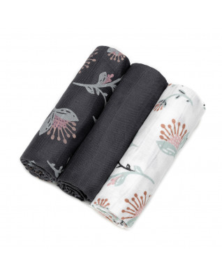 T-TOMI Mullwindeln HIGH QUALITY Floral T-TOMI Mullwindeln HIGH QUALITY Floral