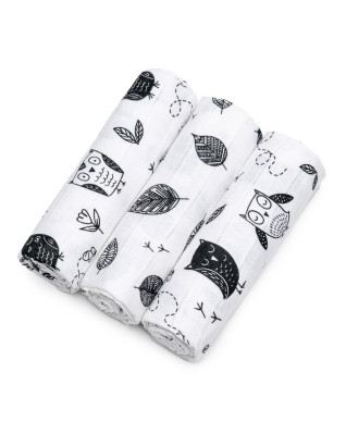 T-TOMI Mullwindeln HIGH QUALITY Owls T-TOMI Mullwindeln HIGH QUALITY Owls