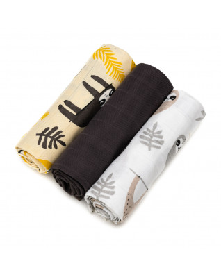 T-TOMI Mullwindeln HIGH QUALITY Sloths T-TOMI Mullwindeln HIGH QUALITY Sloths