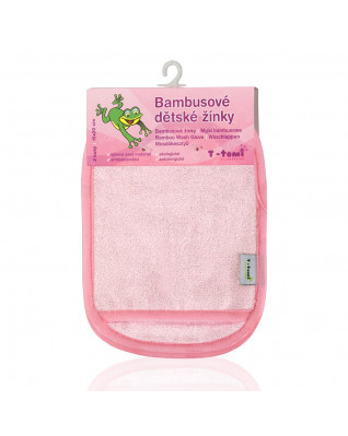 T-TOMI Waschlappen - Handschuhe Pink - White ST T-TOMI Waschlappen - Handschuhe Pink - White ST